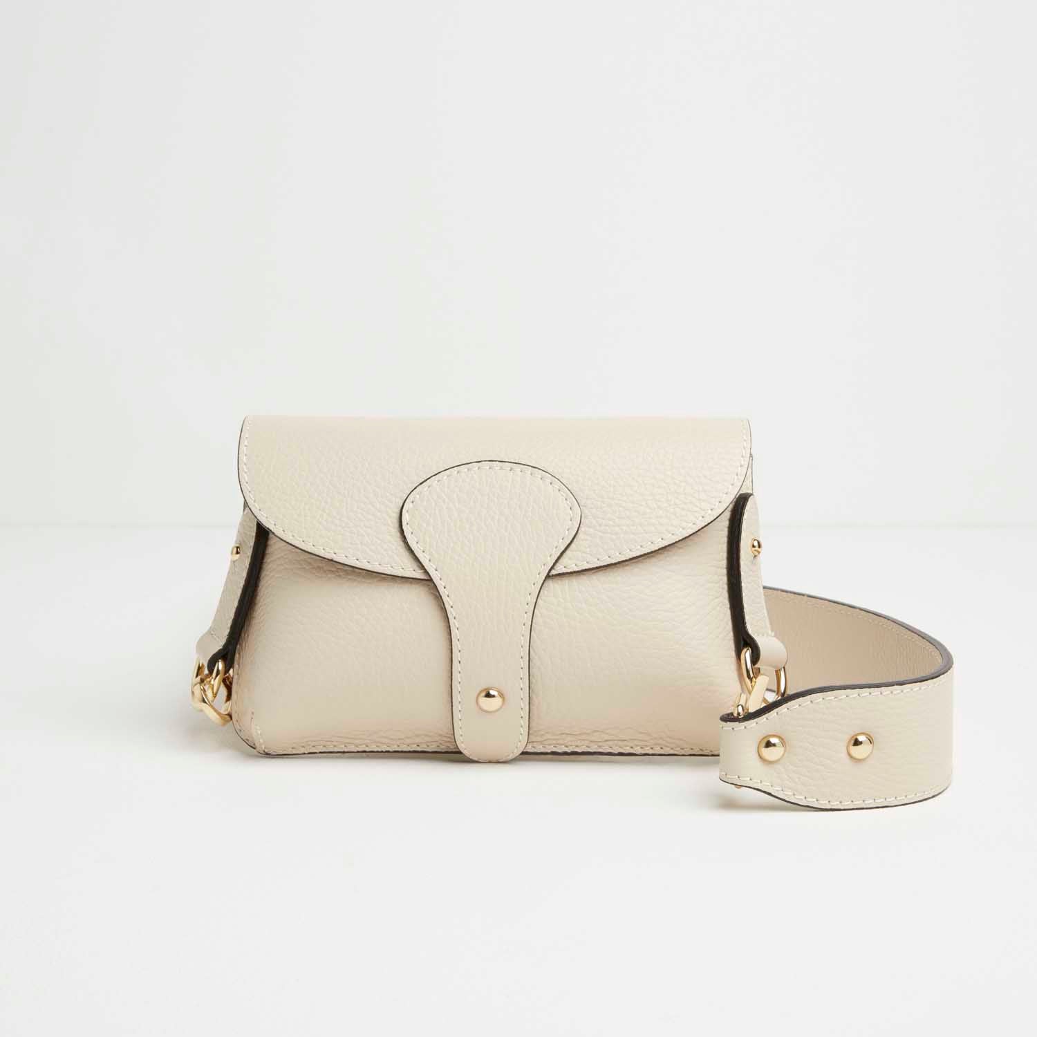 Luca Small Crossbody Bag Cream | Betsy & Floss