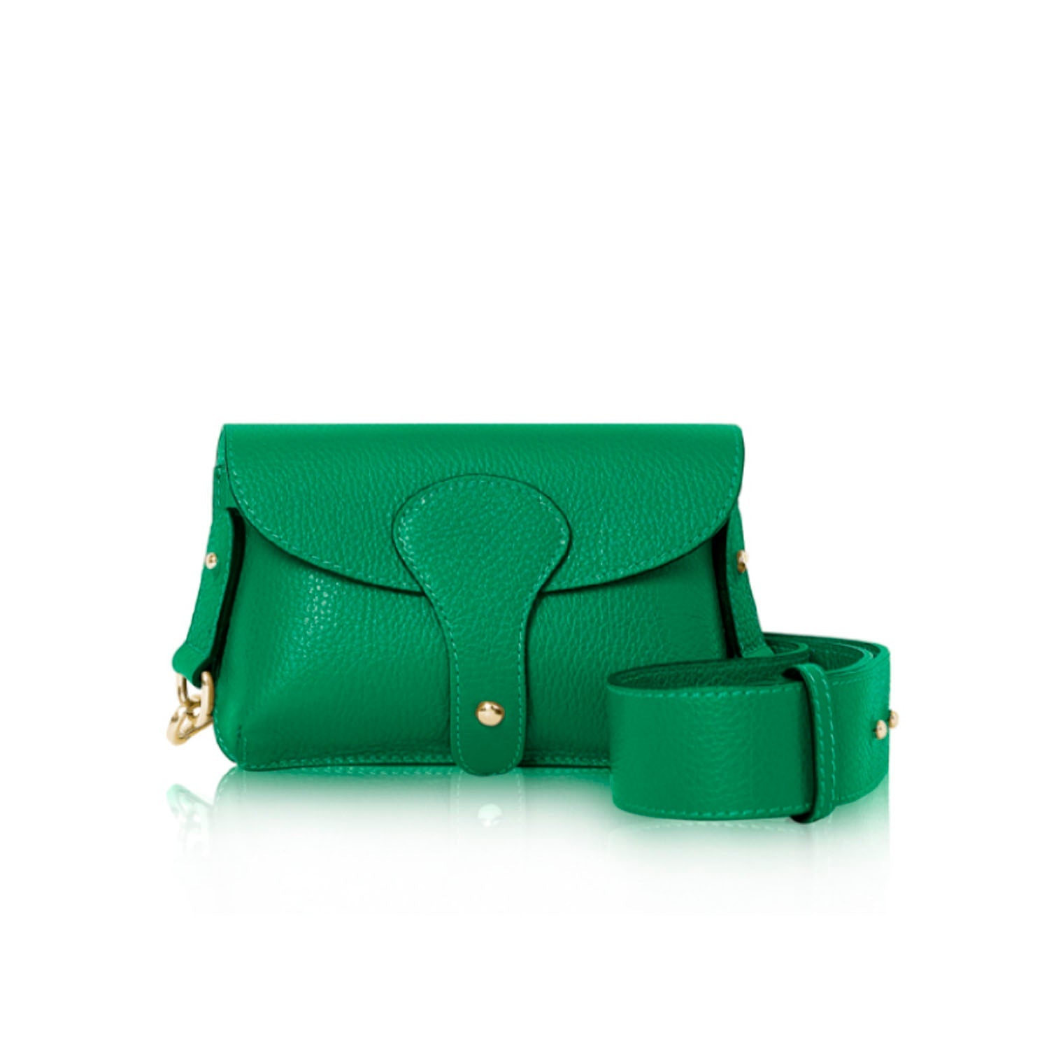 Luca Small Crossbody Bag Green | Betsy & Floss