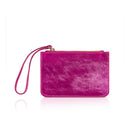 Medium Clutch Purse Metallic Fuchsia | Betsy & Floss