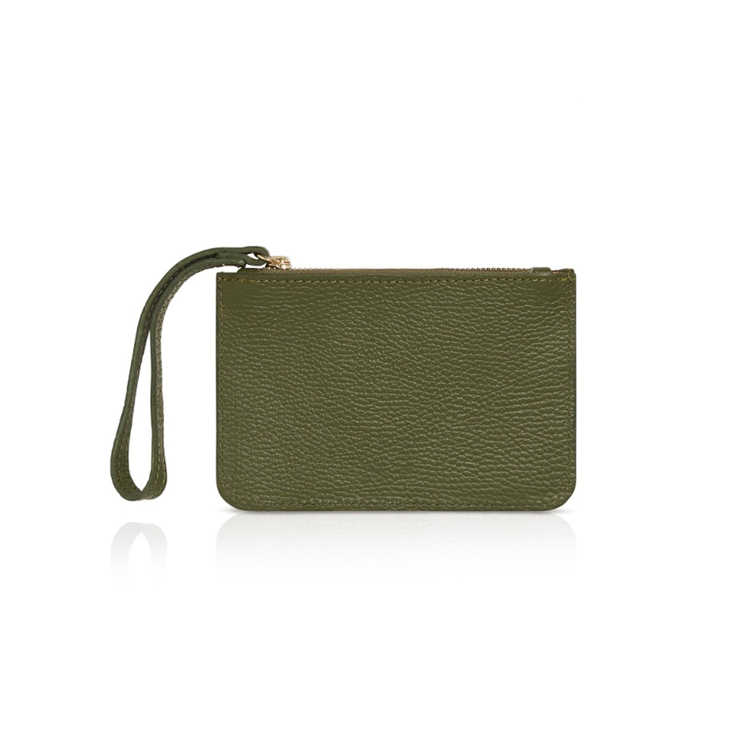 Medium Clutch Purse Olive Green | Betsy & Floss