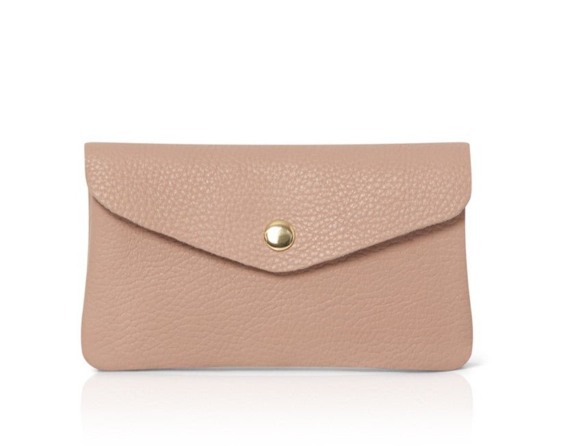 Medium Popper Leather Purse Blush | Betsy & Floss