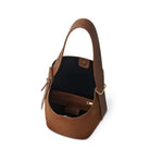 Melfi Suede Bucket Tote Bag Navy | Betsy & Floss