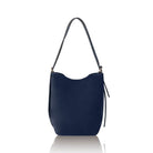 Melfi Suede Bucket Tote Bag Navy | Betsy & Floss