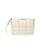 Modica Woven Crossbody Bag Cream | Betsy & Floss