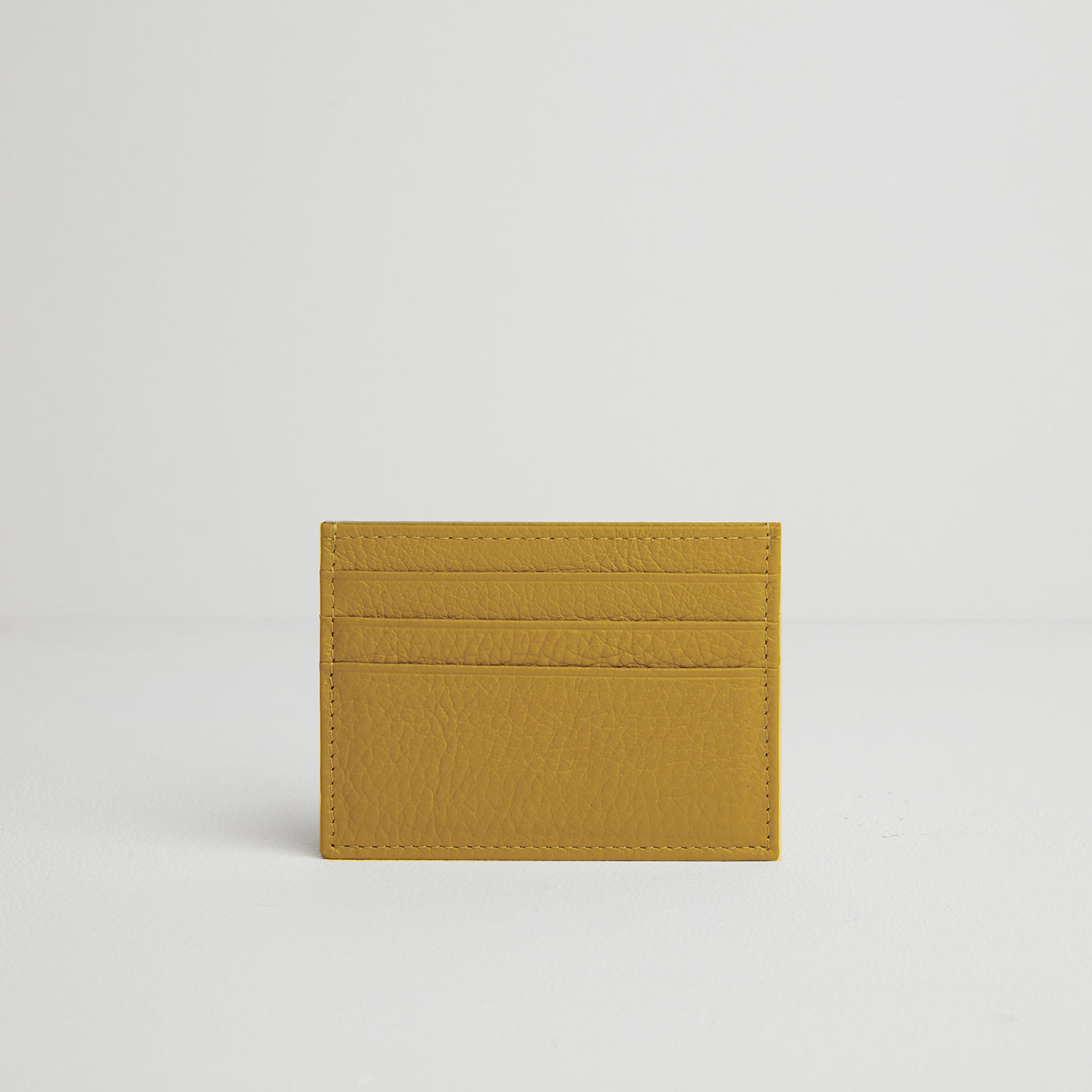 Leather Card Holder Mustard | Betsy & Floss