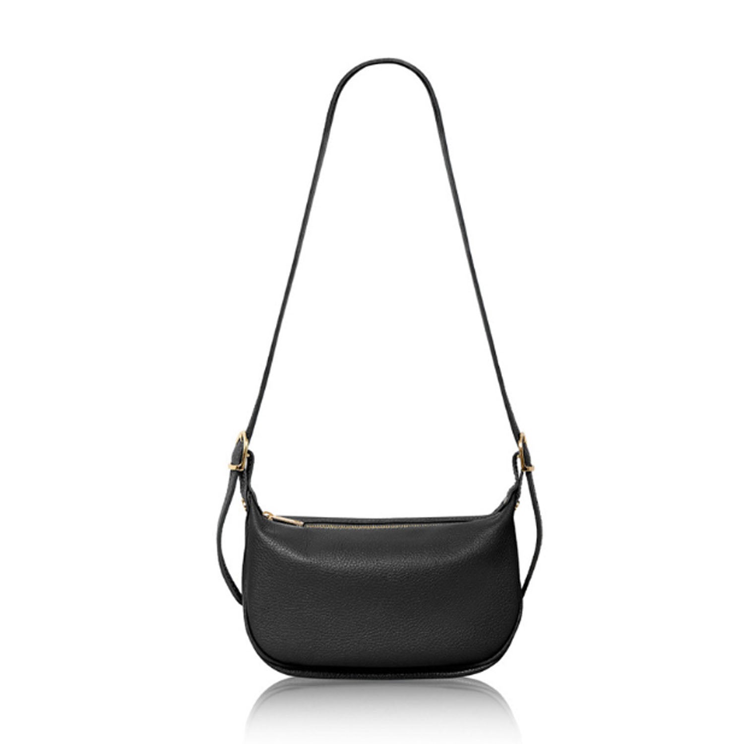 Narni Crossbody or Shoulder Bag Black | Betsy & Floss