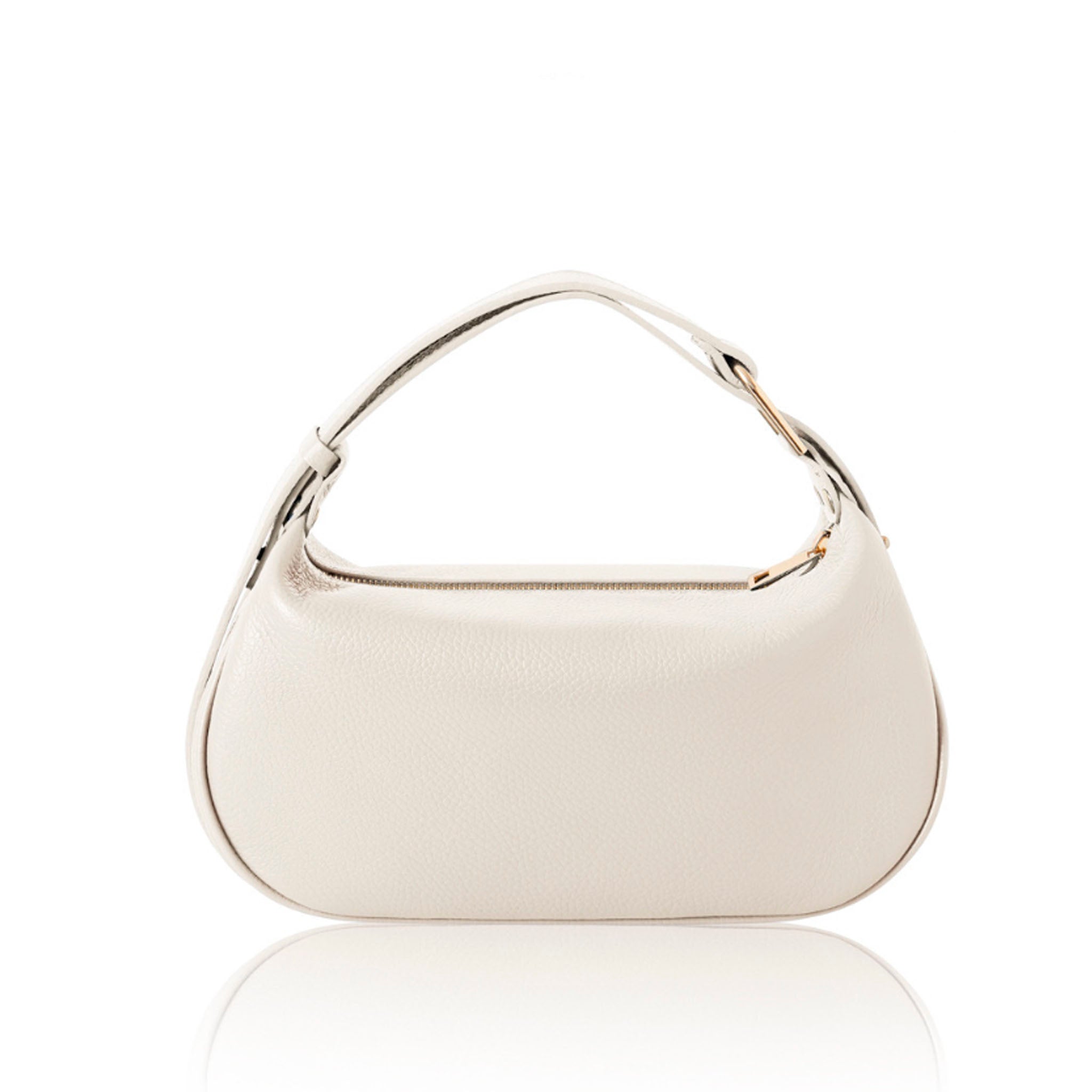 Nola Handbag with Adjustable Strap Cream | Betsy & Floss