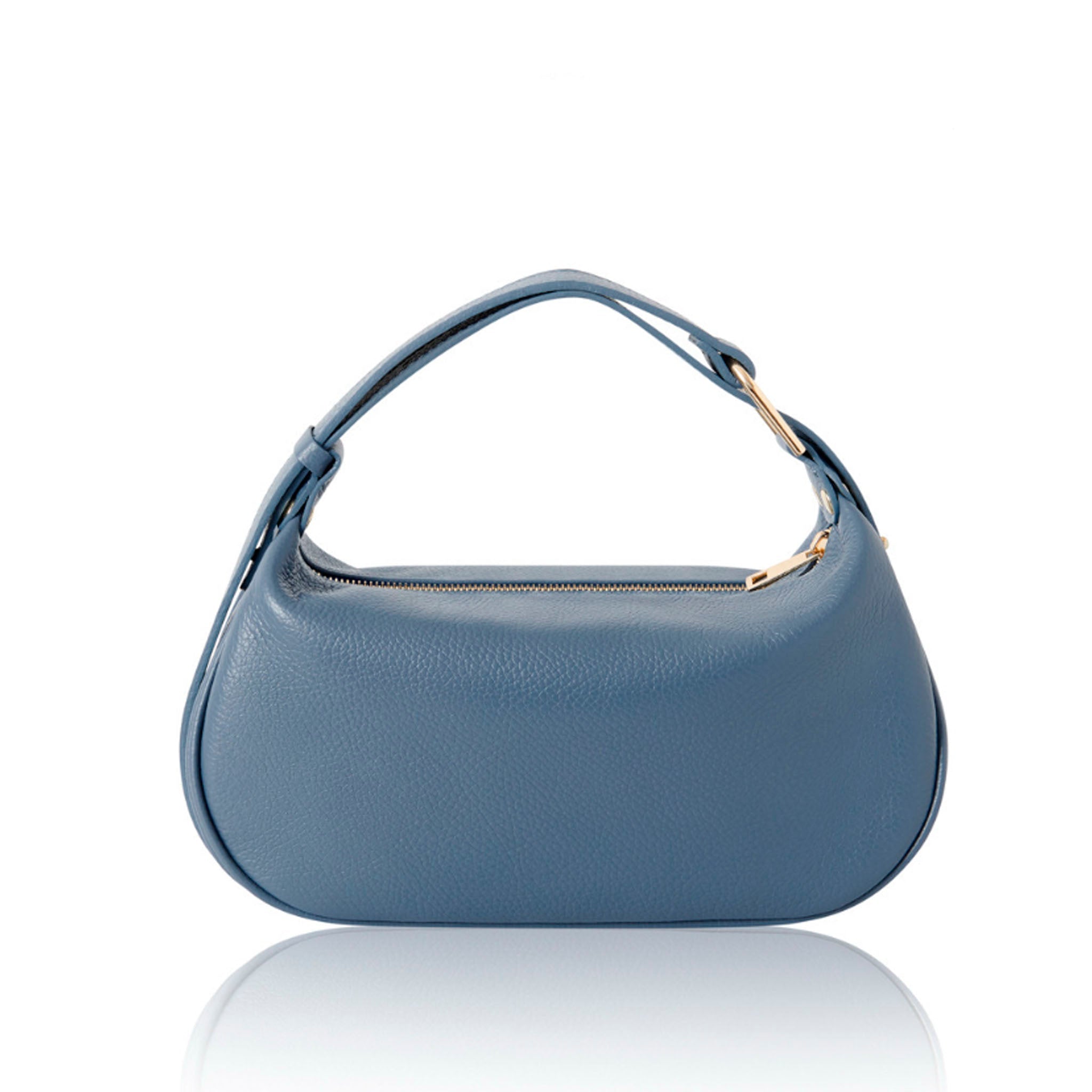 Nola Handbag with Adjustable Strap Denim Blue | Betsy & Floss