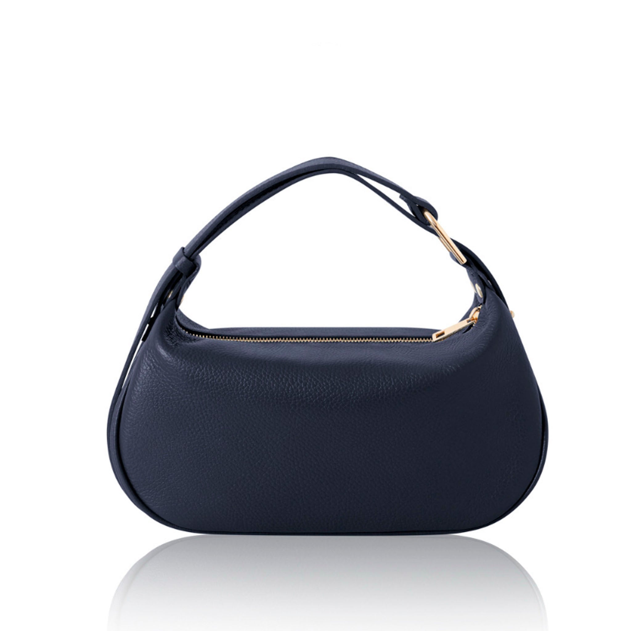 Nola Handbag with Adjustable Strap Navy | Betsy & Floss