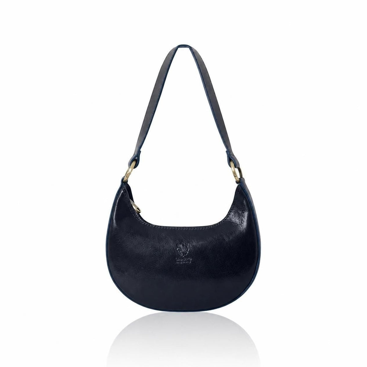 Parma Crescent Bag Navy | Betsy & Floss
