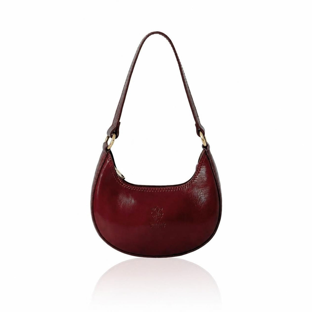 Parma Crescent Bag Red Plum | Betsy & Floss