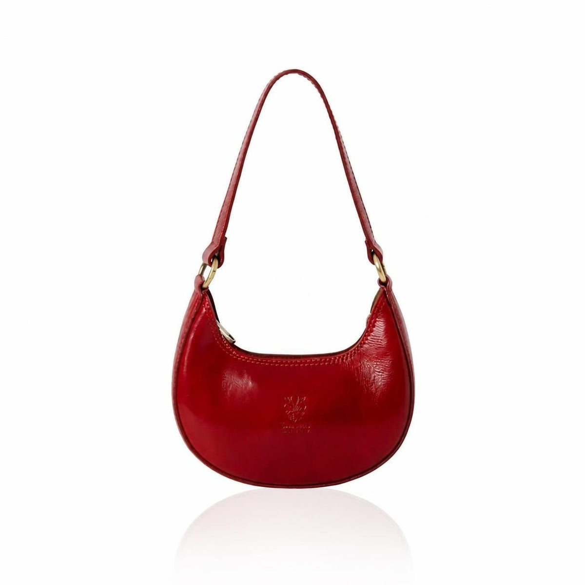 Parma Crescent Bag Dark Red | Betsy & Floss