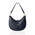 Pienza Crescent Bag -with two straps Navy | Betsy & Floss