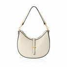 Pienza Crescent Bag -with two straps Cream | Betsy & Floss