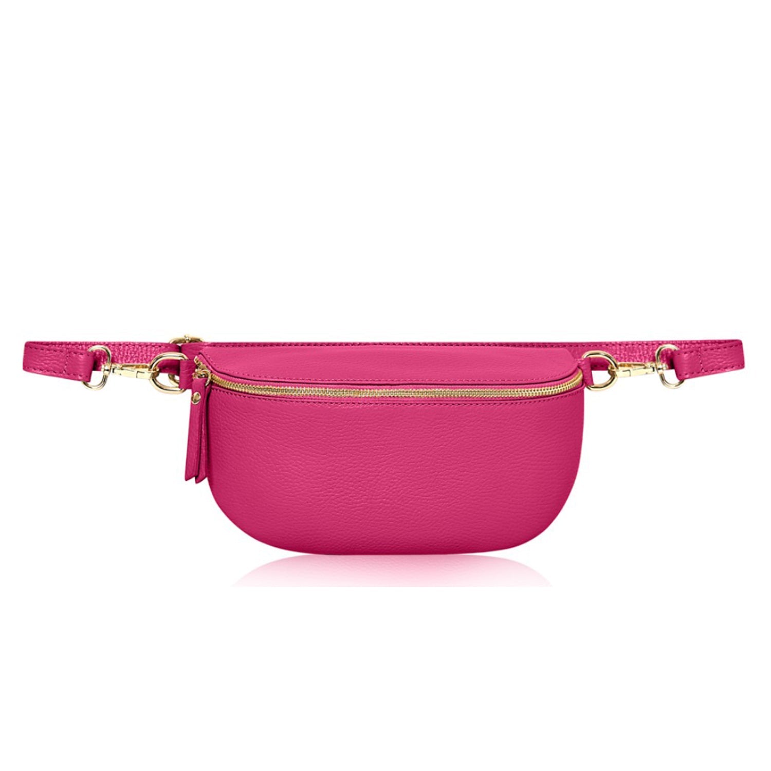 Riga Waist Bag in Fuchsia Pink | Betsy & Floss