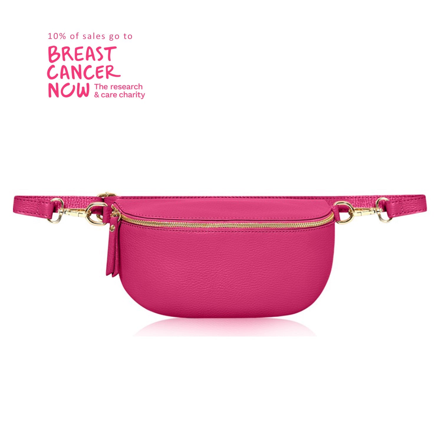 Riga Waist Bag in Fuchsia Pink | Betsy & Floss