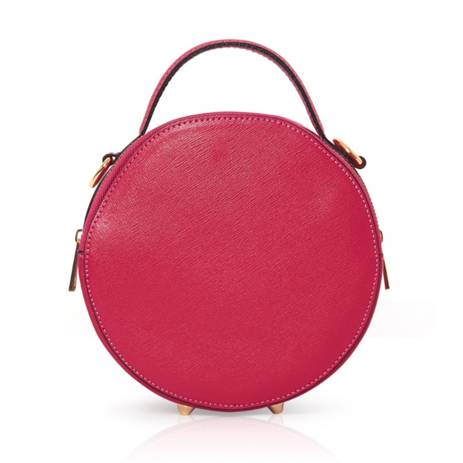 Round red crossbody bag sale