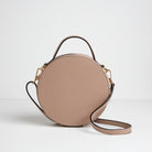 Rome Round Circle Crossbody Bag Blush Pink | Betsy & Floss