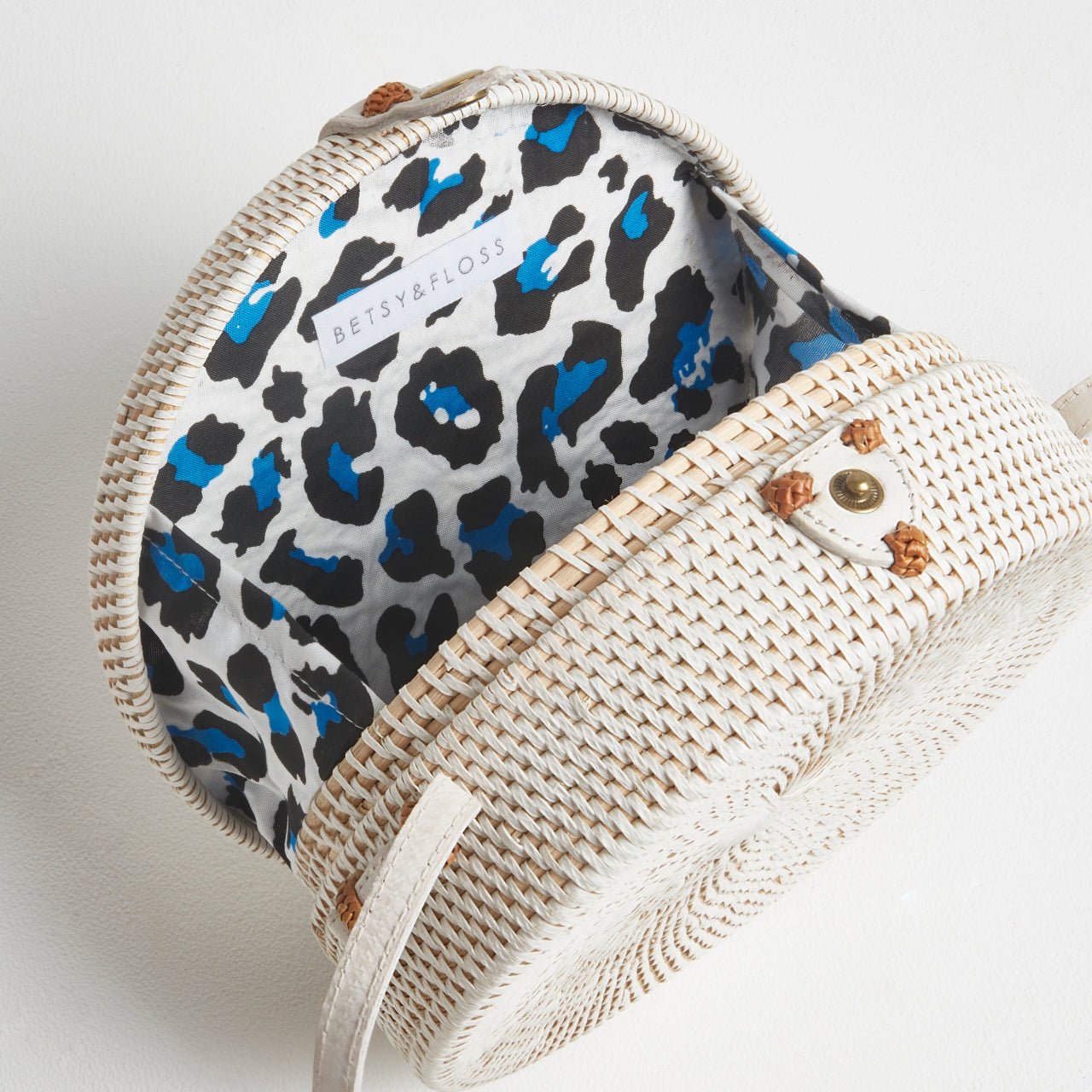 Santorini Round Basket Bag | Betsy & Floss