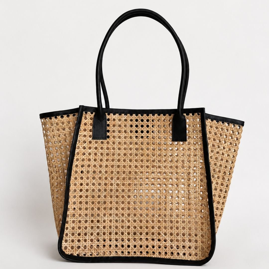 Serang Basket Bag Black | Betsy & Floss