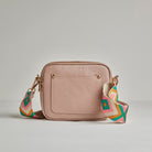 Sienna Crossbody Bag in Blush with Mustard and Pink Bohemian Strap Blush | Betsy & Floss