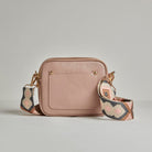 Sienna Crossbody Bag in Blush with Pastel Bohemian Strap Blush | Betsy & Floss