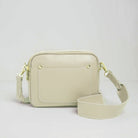 Sienna Crossbody Bag in Cream with Orange Aztec Strap Cream | Betsy & Floss