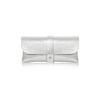 Small Clutch Purse or Glasses Case Silver | Betsy & Floss