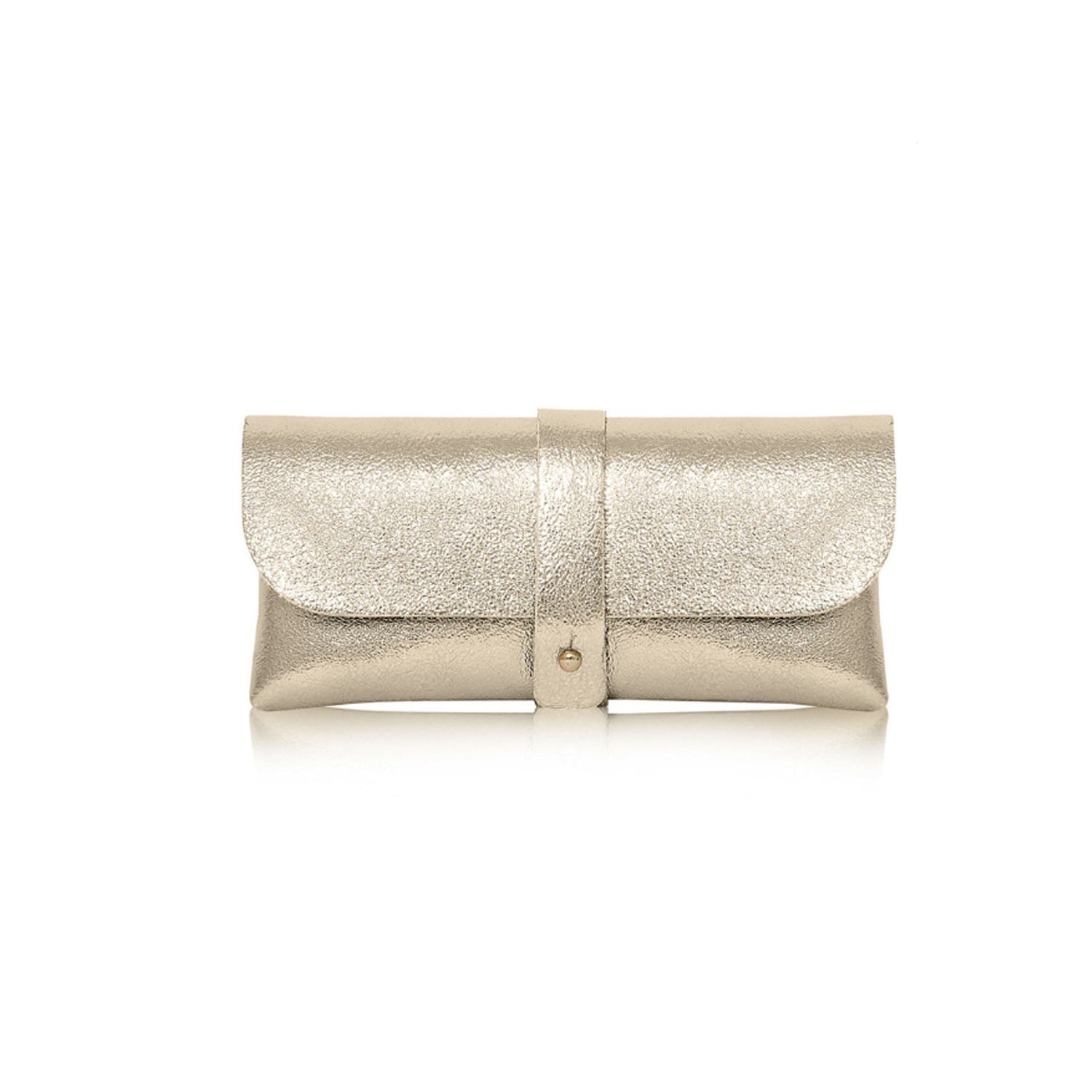 Small Clutch Purse or Glasses Case Gold | Betsy & Floss