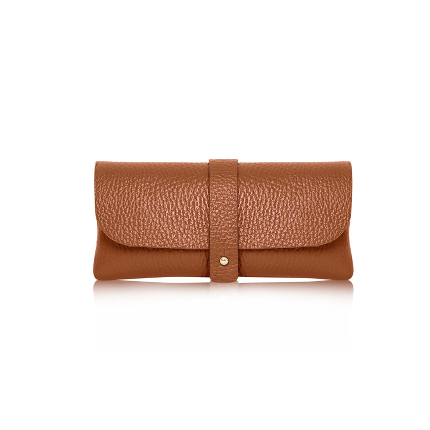 Small Clutch Purse or Glasses Case Tan | Betsy & Floss