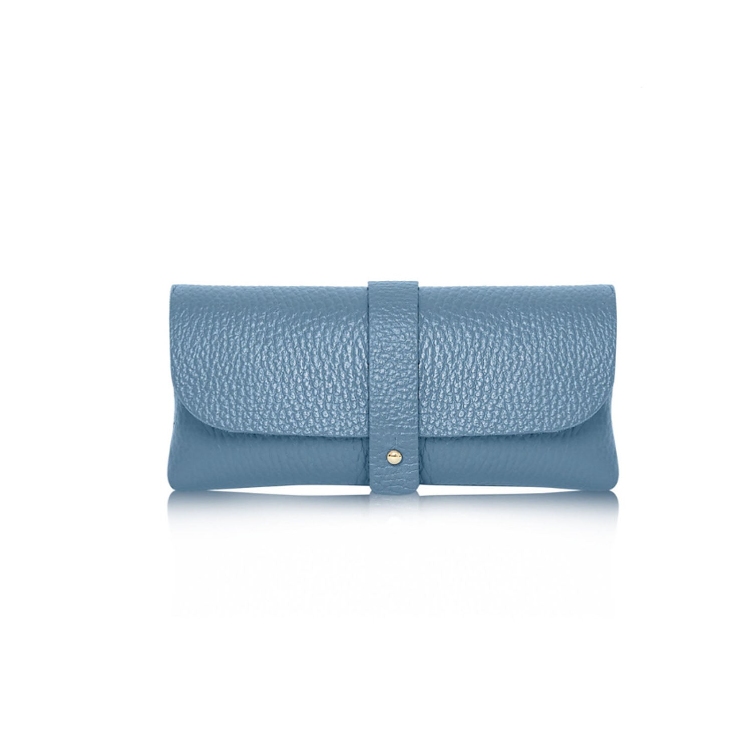 Small Clutch Purse or Glasses Case Denim Blue | Betsy & Floss