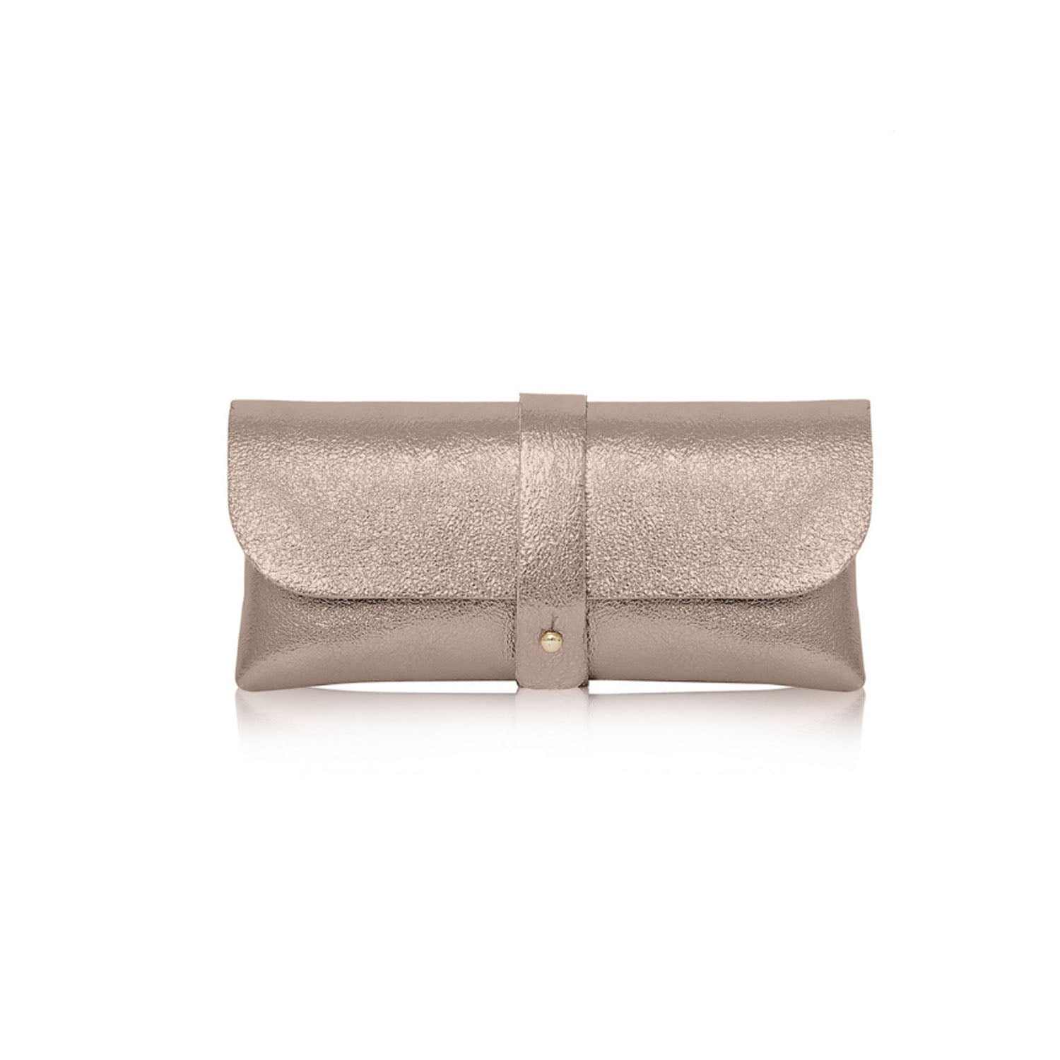 Small Clutch Purse or Glasses Case Bronze | Betsy & Floss