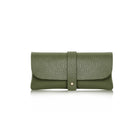 Small Clutch Purse or Glasses Case Olive Green | Betsy & Floss