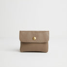 Small Leather Purse Taupe | Betsy & Floss