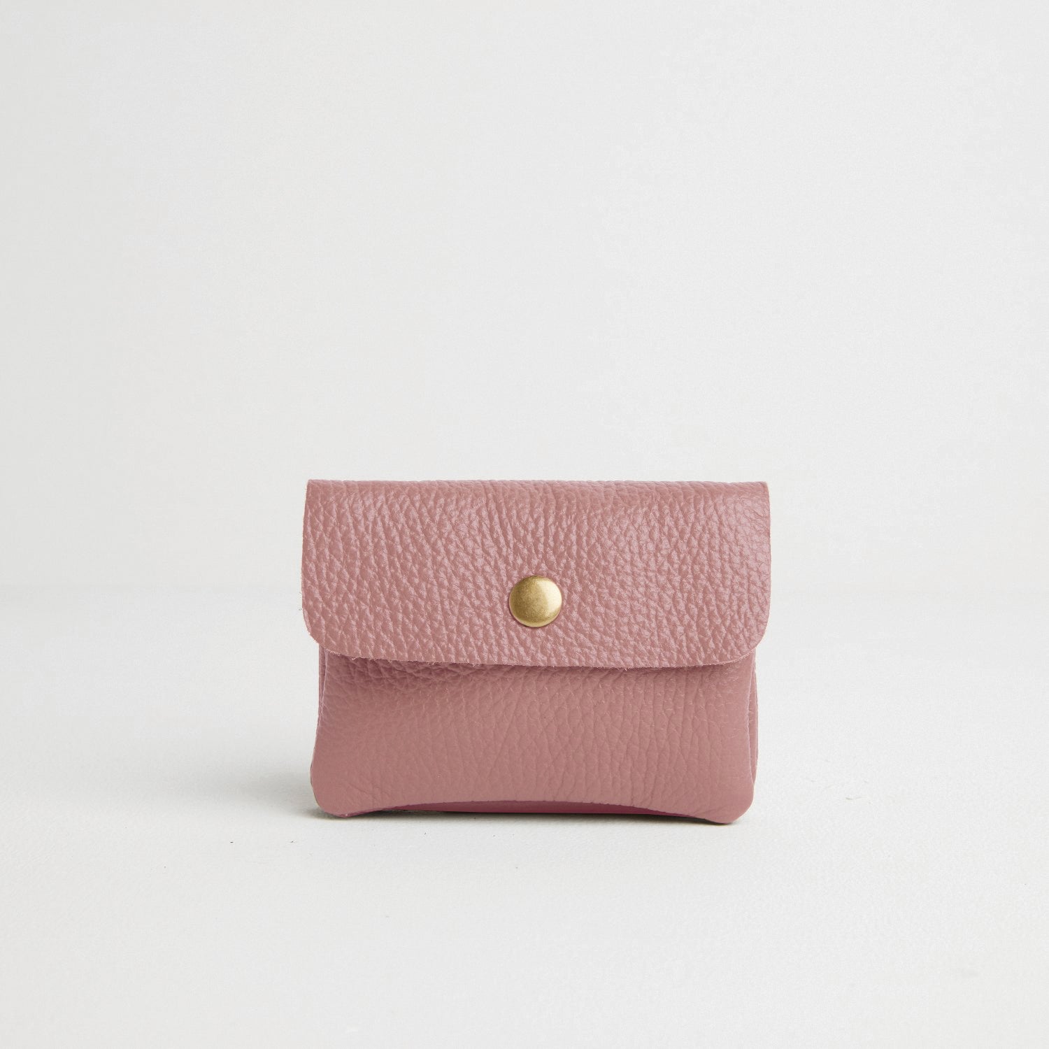 Small Leather Purse Antique Pink | Betsy & Floss