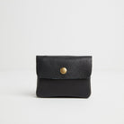 Small Leather Purse Black | Betsy & Floss