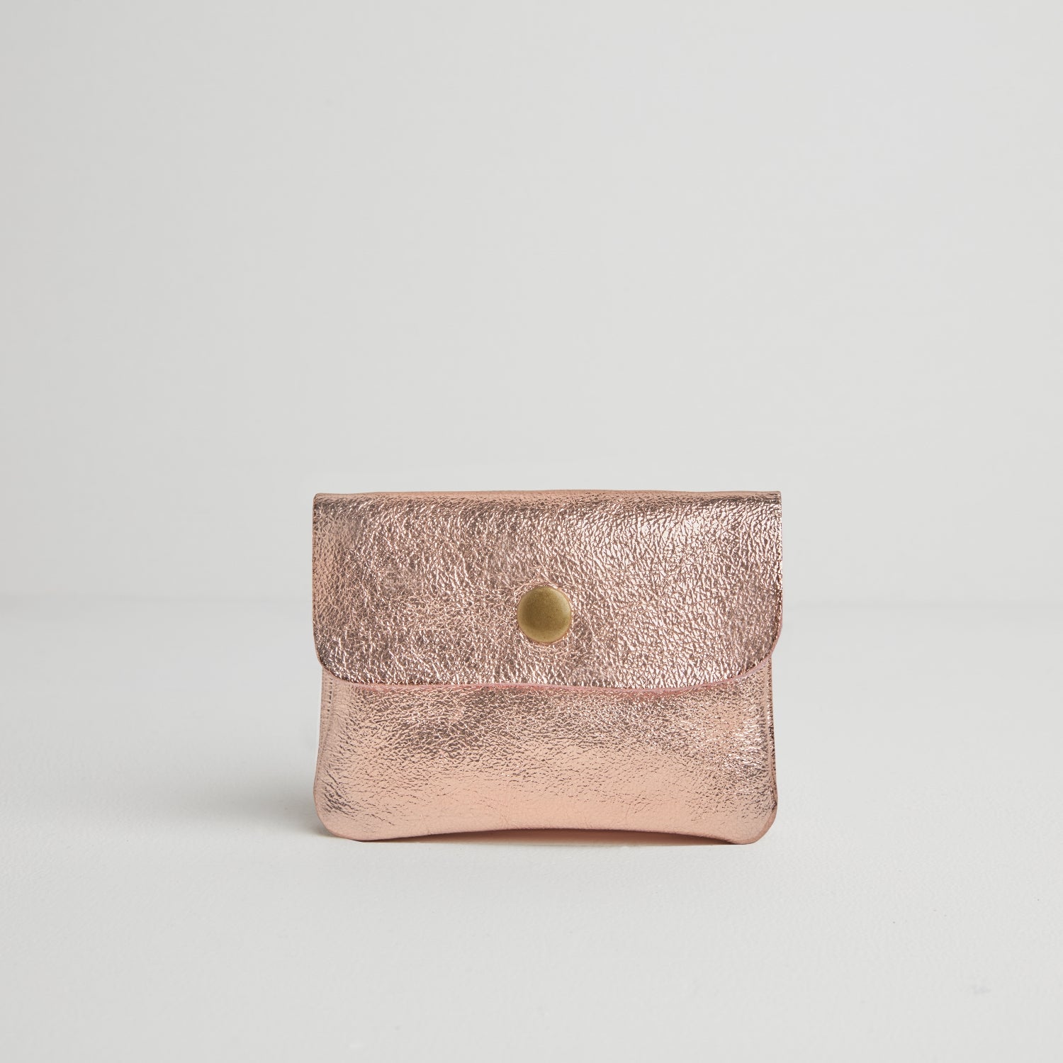 Small Leather Purse Rose Gold | Betsy & Floss