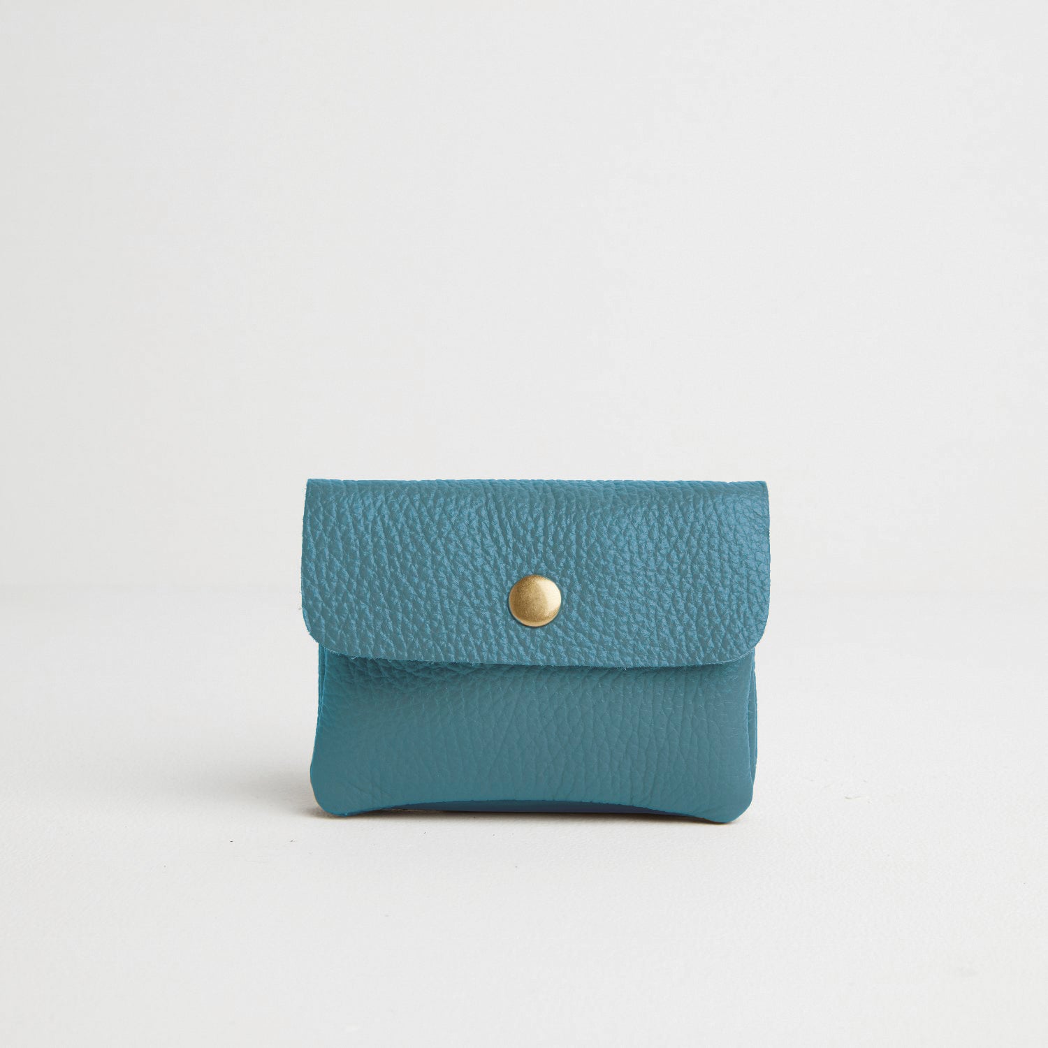 Small Leather Purse Denim Blue | Betsy & Floss