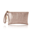 Small Zip Leather Purse Bronze | Betsy & Floss