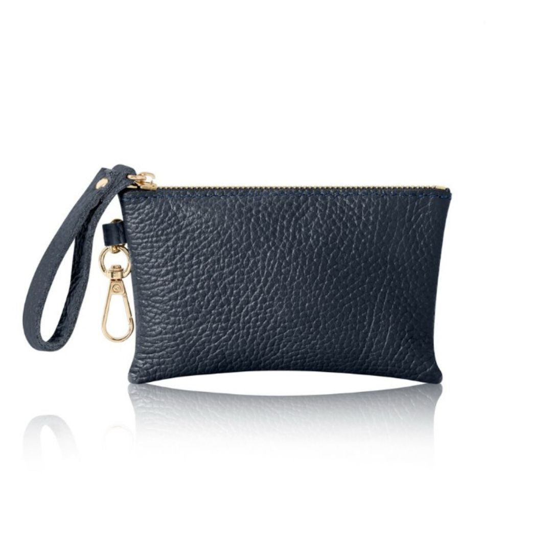 Small Zip Leather Purse | Italian Leather Betsy & Floss Purses