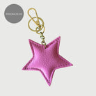 Star Keyring - Gold Hardware Light Pink | Betsy & Floss