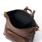 Tivoli Leather Backpack or Shoulder Bag Navy | Betsy & Floss