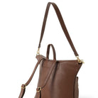 Tivoli Leather Backpack or Shoulder Bag Navy | Betsy & Floss