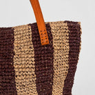 Tual Striped Basket Bag | Betsy & Floss