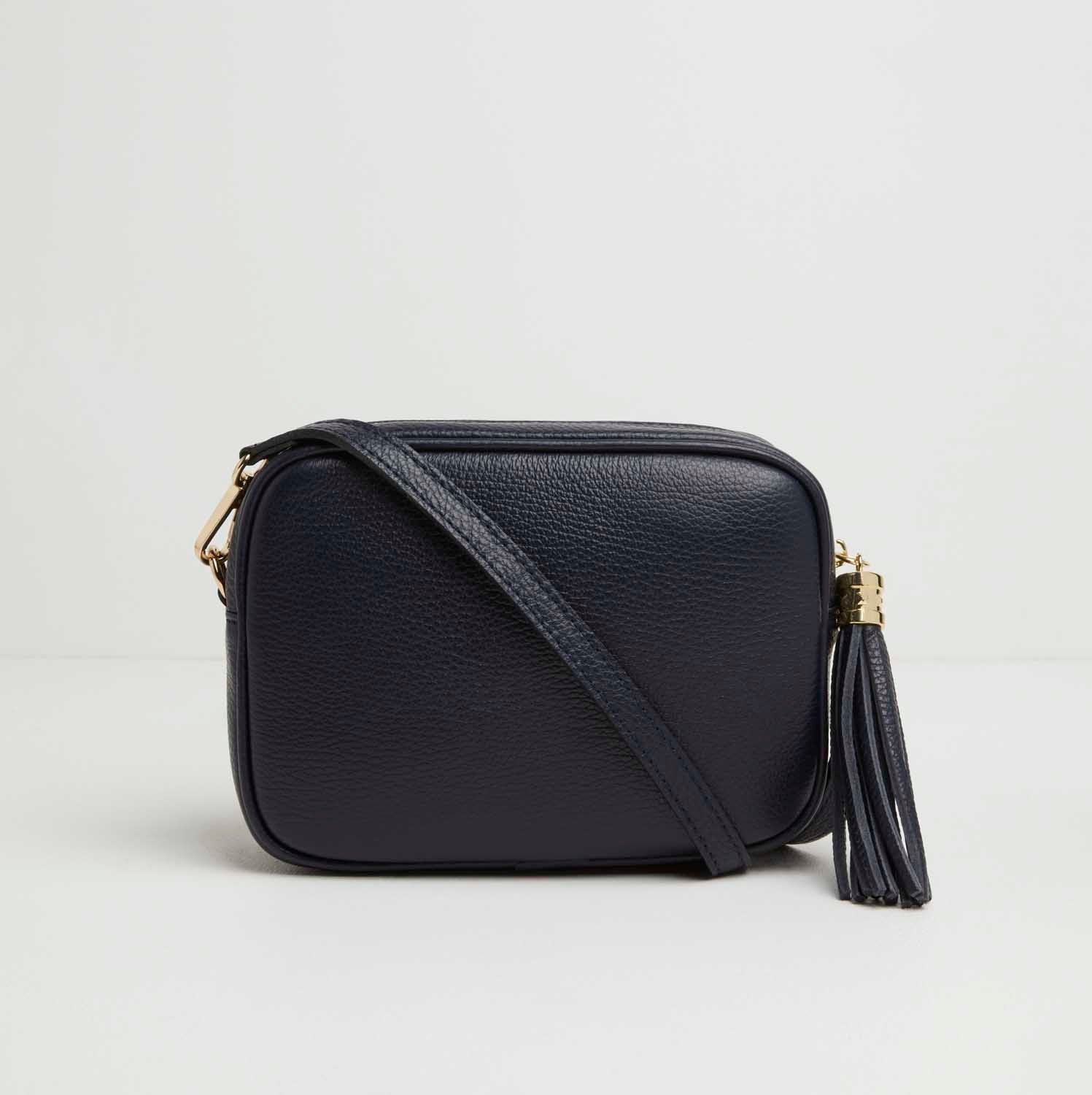 Verona Crossbody Tassel Bag Navy | Betsy & Floss