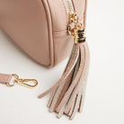 Verona Crossbody Tassel Bag Blush | Betsy & Floss