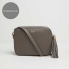 Verona Crossbody Tassel Bag Chocolate Brown | Betsy & Floss