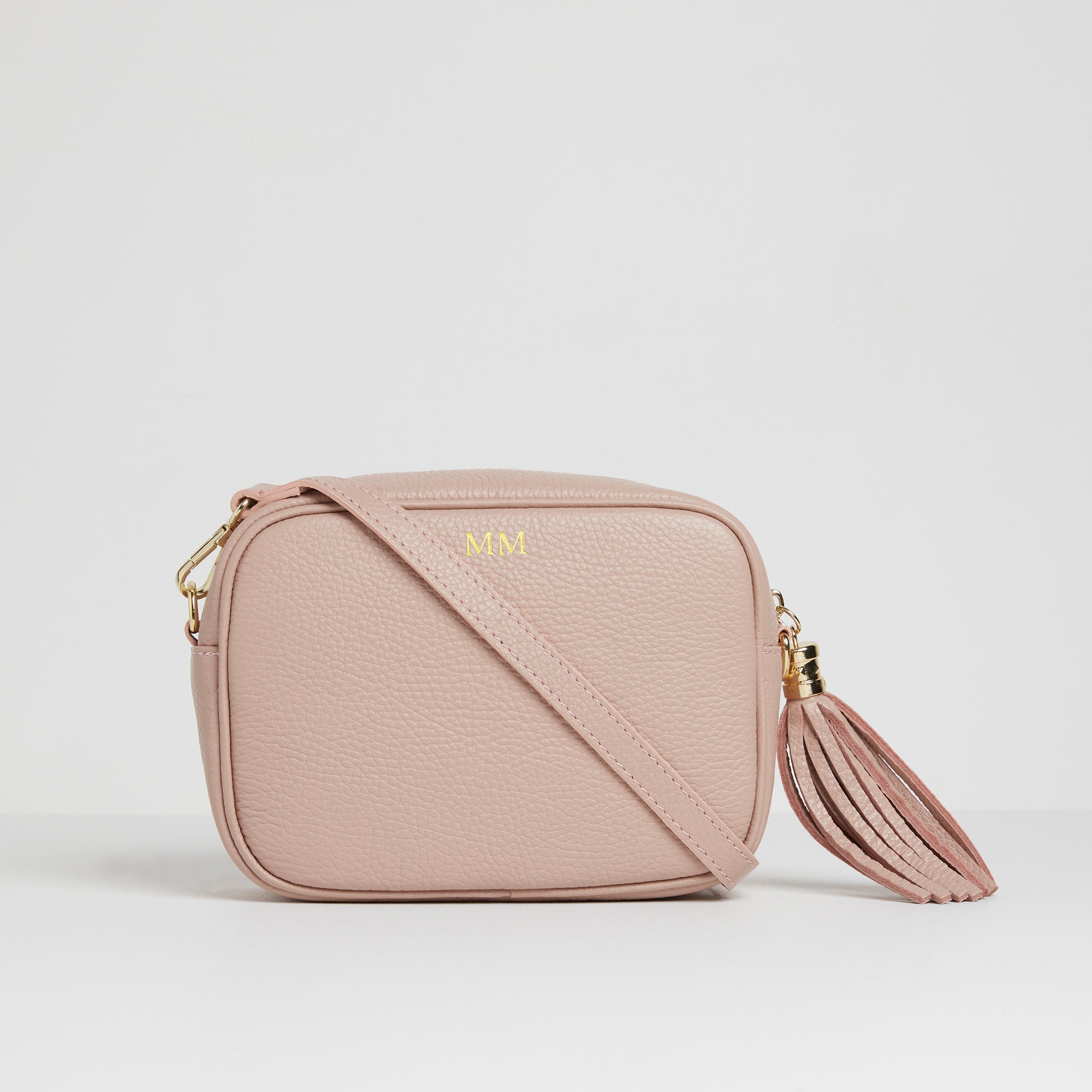 Verona Crossbody Tassel Bag Blush | Betsy & Floss