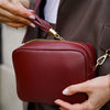 Verona Crossbody Tassel Bag Chocolate Brown | Betsy & Floss