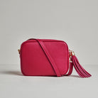 Verona Crossbody Tassel Bag Fuchsia Pink | Betsy & Floss